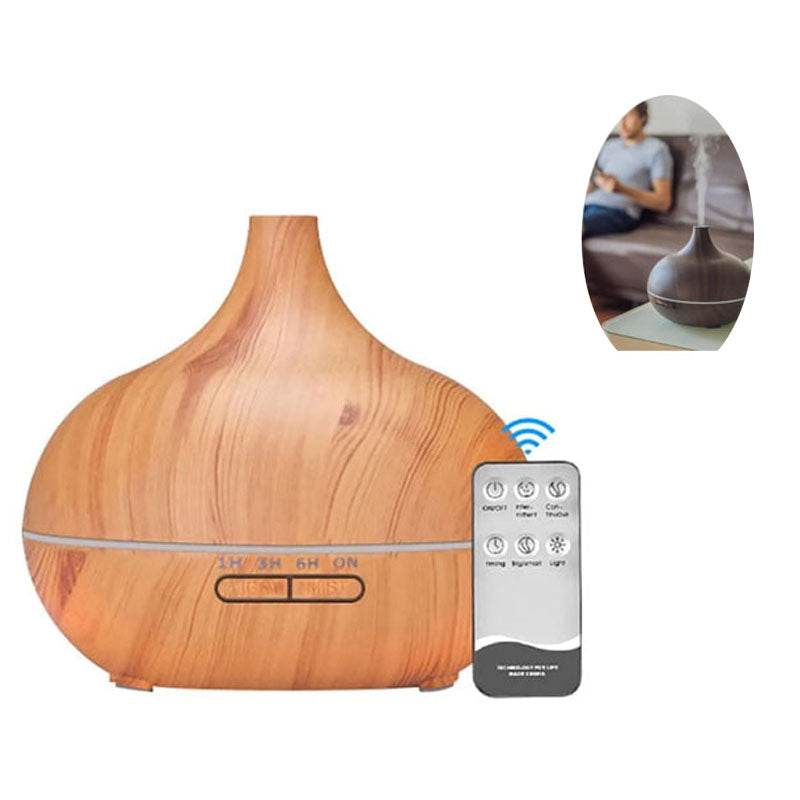 Humidificateur diffuseur huiles essentielles design finition bois - FUJI