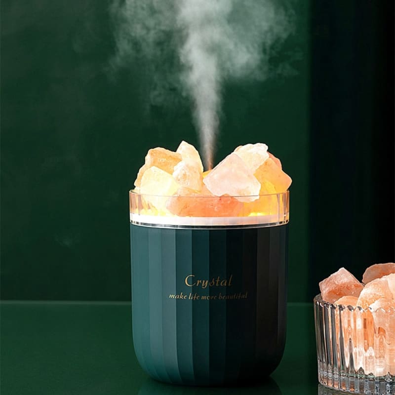 Humidificateur diffuseur pierres de sel gemme naturelles - CRYSTAL