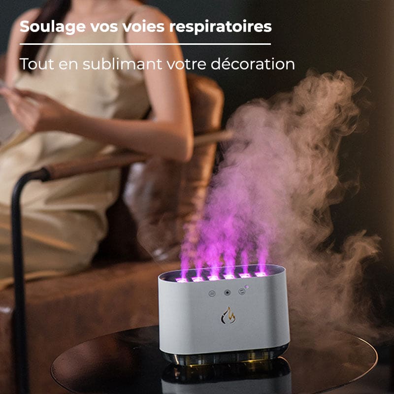 Humidificateur intelligent effet de flamme dynamique - GUILY