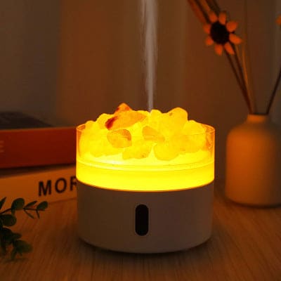 Humidificateur diffuseur huile essentielle pierre de sel - VULKA