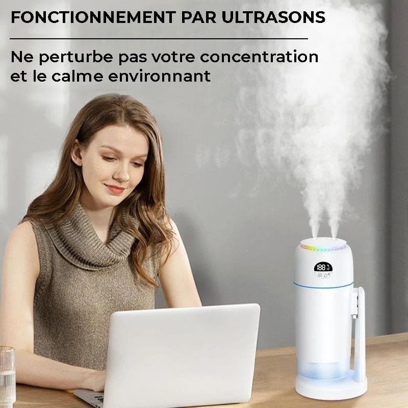 Humidificateur purificateur d'air inclinable - AQUA
