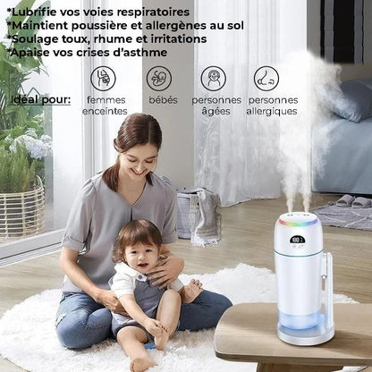 Humidificateur purificateur d'air inclinable - AQUA