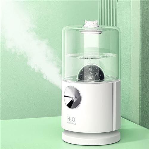 Humidificateur rotatif veilleuse projecteur étoiles bébé - WAPY
