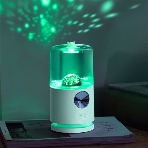 Humidificateur rotatif veilleuse projecteur étoiles bébé - WAPY
