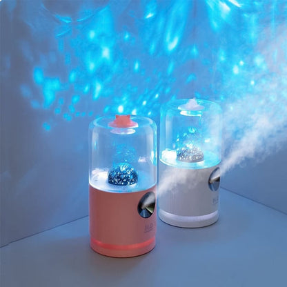 Humidificateur rotatif veilleuse projecteur étoiles bébé - WAPY