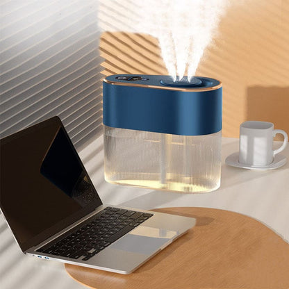 Humidificateur ultrasonique avec écran LCD et triple buse - GALEO