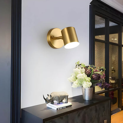 Applique Murale LED Nordic Copper - Lampe Moderne en Fer et Cuivre