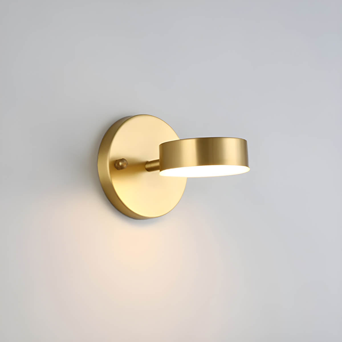 Applique Murale LED Nordic Copper - Lampe Moderne en Fer et Cuivre