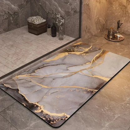 Tapis de Bain Antidérapant et Ultra-Absorbant - Séchage Rapide