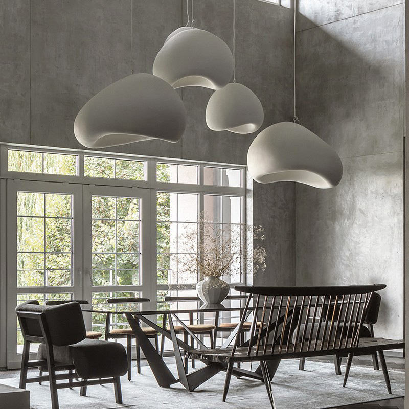 Suspension Wabi Sabi – Éclairage Moderne et Élégant en Trois Tailles