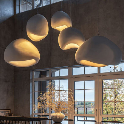Suspension Wabi Sabi – Éclairage Moderne et Élégant en Trois Tailles