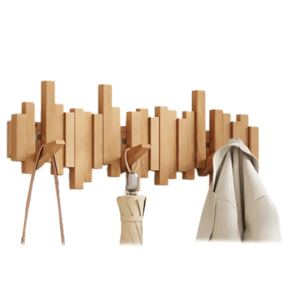 Porte-Manteau Mural WoodHarmonie – Design Élégant & Organisation Optimale