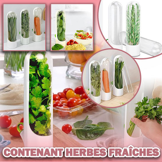 Boite Herbes fraiches conservation - Fraîcheur-Sympa™