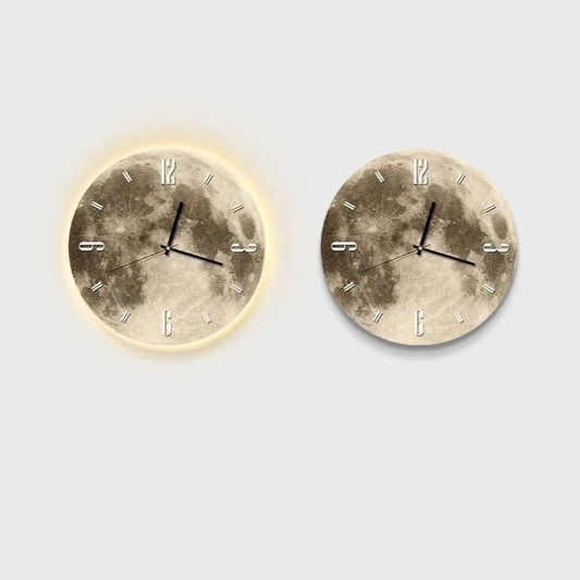 Horloge Murale Moderne avec Éclairage Intégré