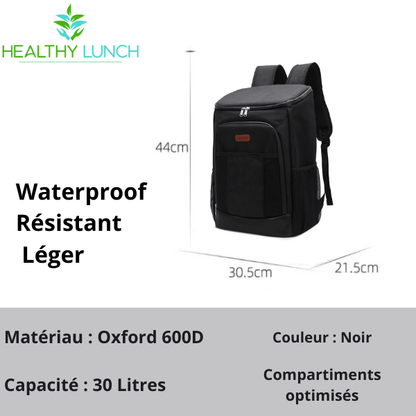 Sac à Dos Isotherme Noir 30L