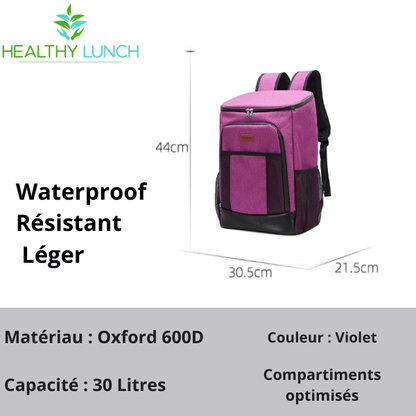 Sac à Dos Isotherme Violet 30L