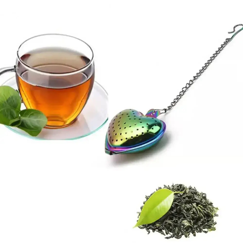 Infuseur à thé coeur - Arc-en-ciel