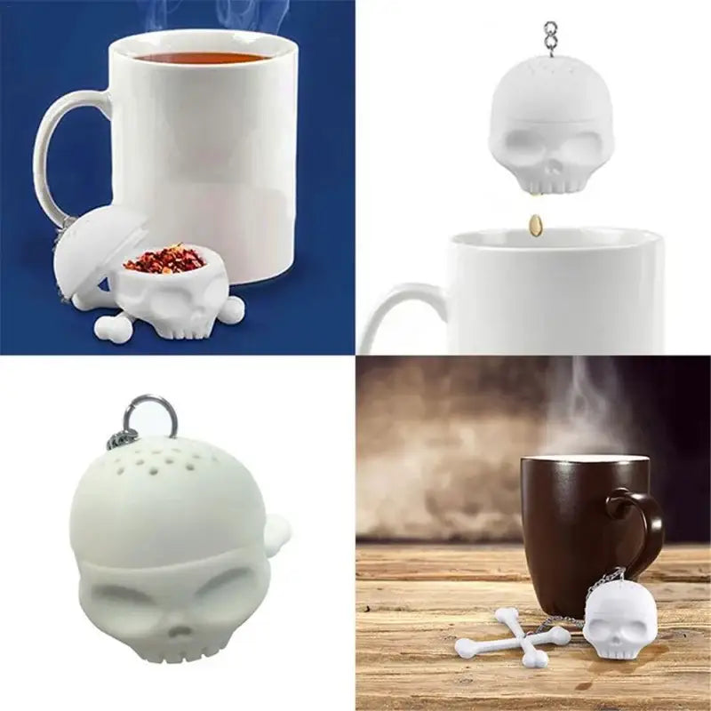 Infuseur à thé crâne