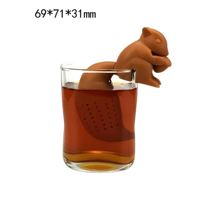 Infuseur à Thé Écureuil en Silicone