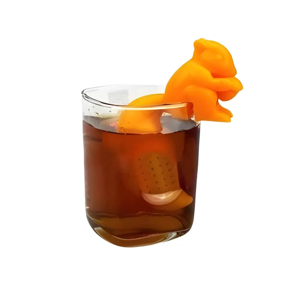 Infuseur à Thé Écureuil Orange