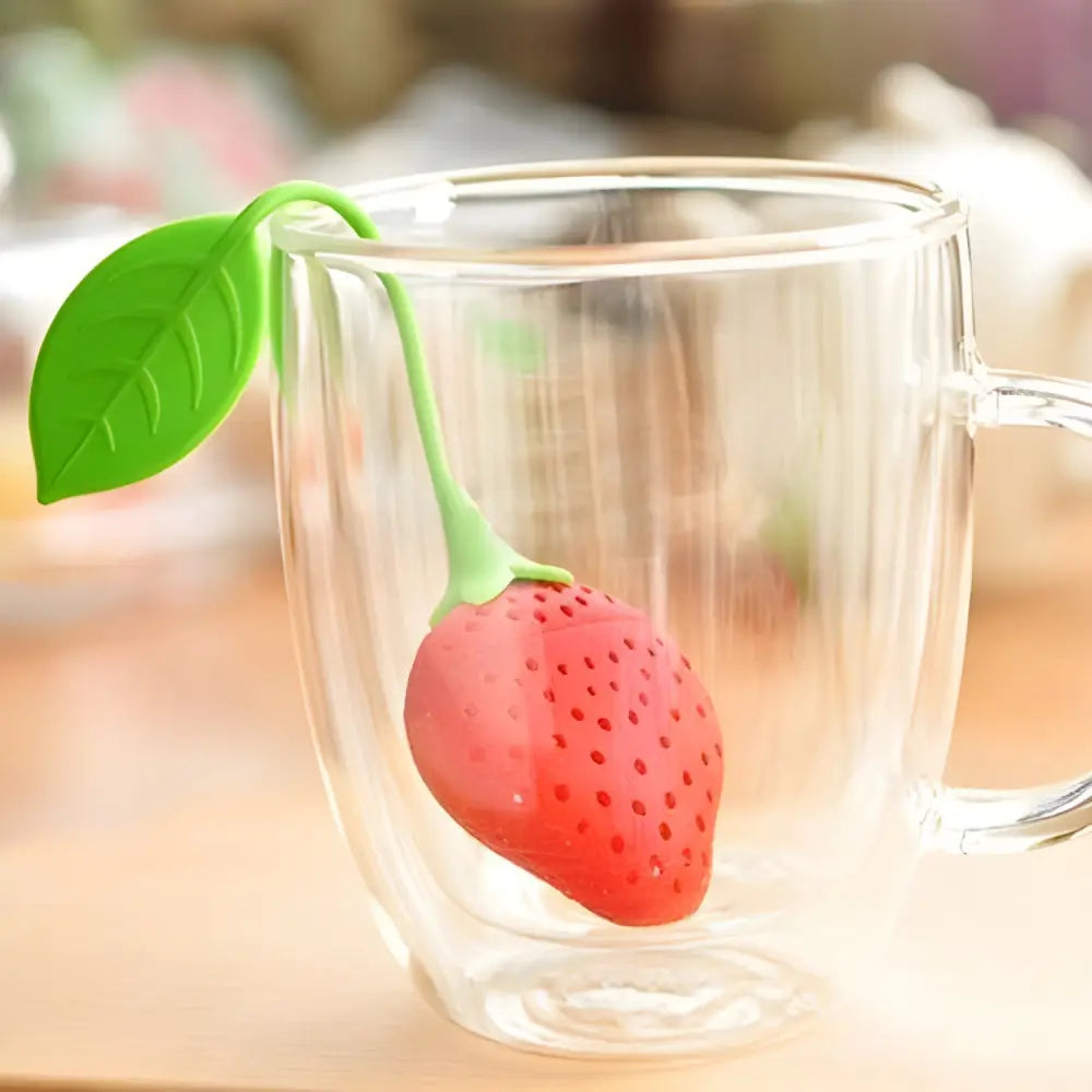 Infuseur à Thé Fraise en Silicone