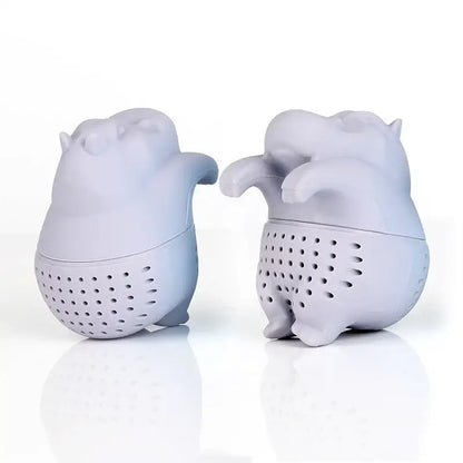 Infuseur à thé hippopotame