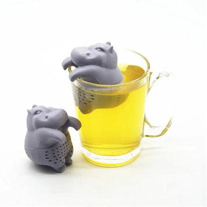 Infuseur à thé hippopotame