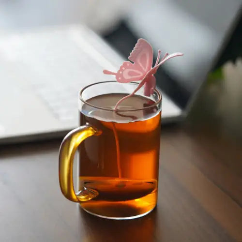 Infuseur à thé papillon - Rose