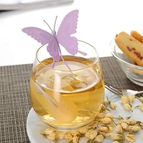 Infuseur à thé papillon - Violet