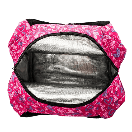 Sac Isotherme Repas Cœurs Roses