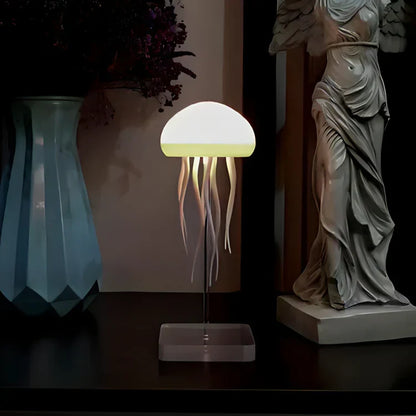 Lampe Méduse LED – Éclairage Relaxant Ajustable, Design Moderne Rechargeable avec Contrôle Tactile