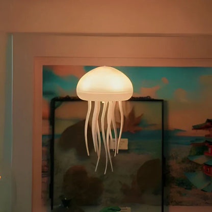 Lampe Méduse LED – Éclairage Relaxant Ajustable, Design Moderne Rechargeable avec Contrôle Tactile