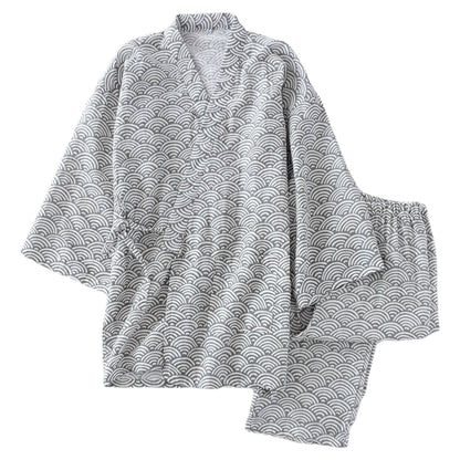 Jinbei Homme Traditionnel ’Kojiro’ - Gris / S