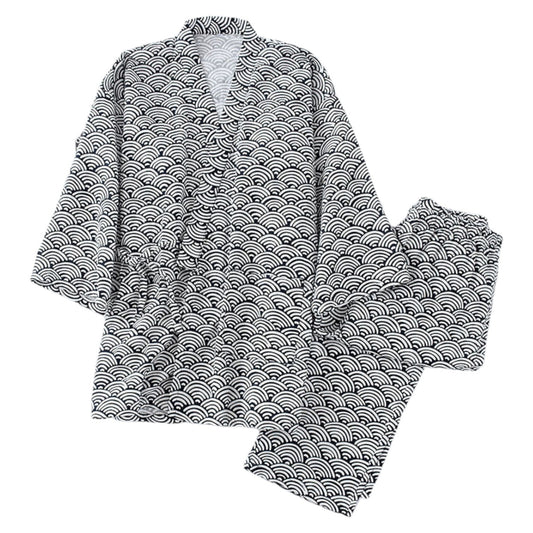 Jinbei Homme Traditionnel ’Kojiro’ - Noir / S