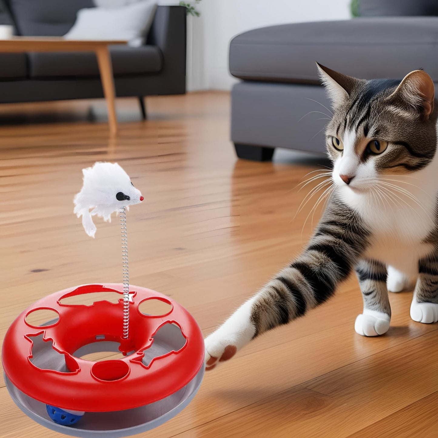 jouet-pour-chat-rouge