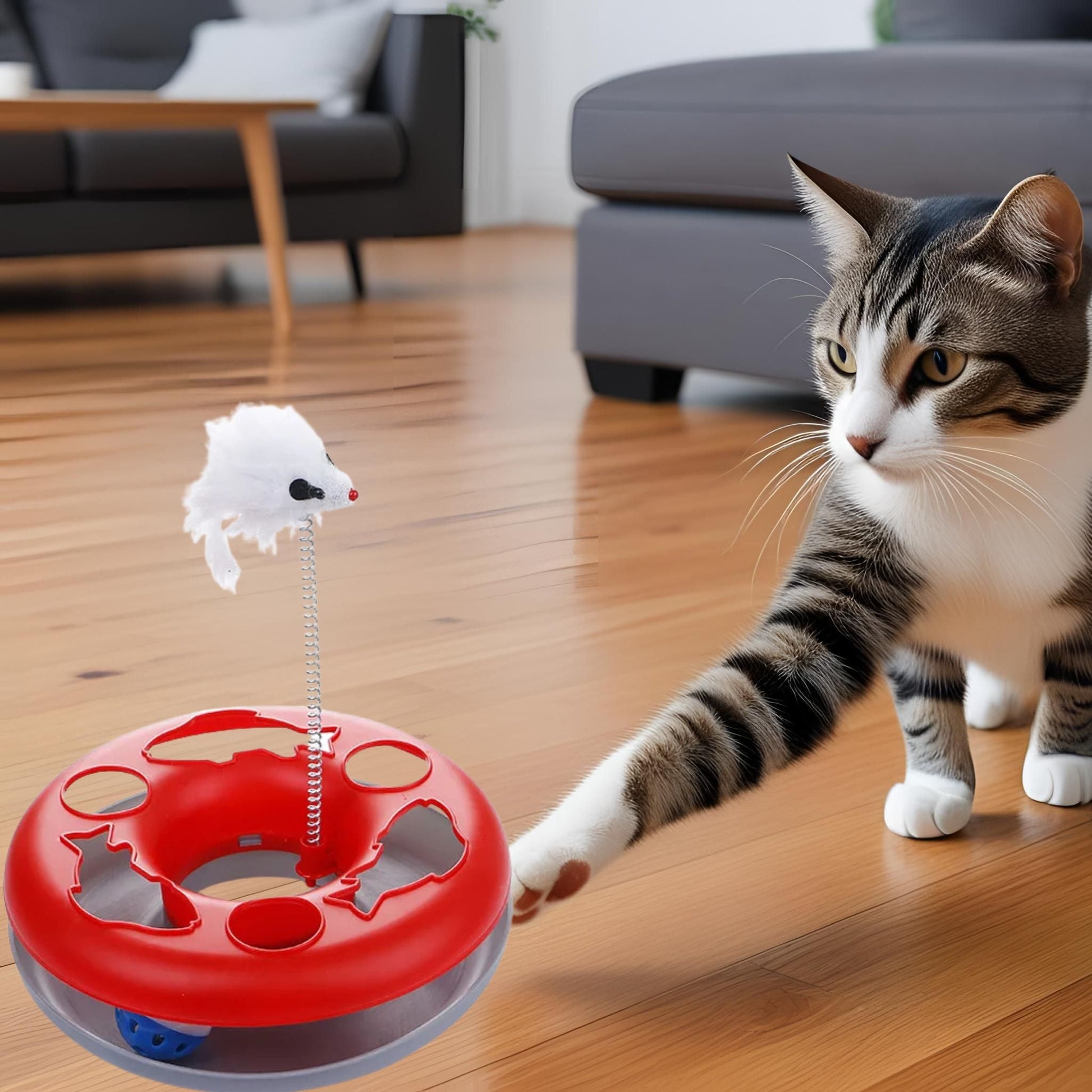 jouet-pour-chat-rouge