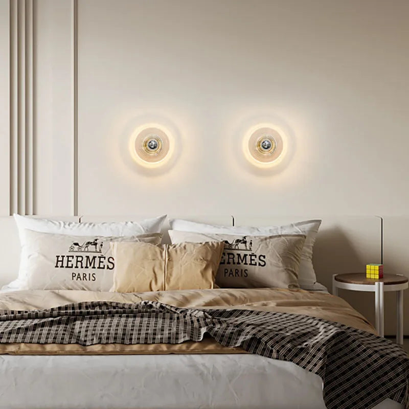 Applique Murale Vintage LED en Verre – Charme Nostalgique avec Design Moderne