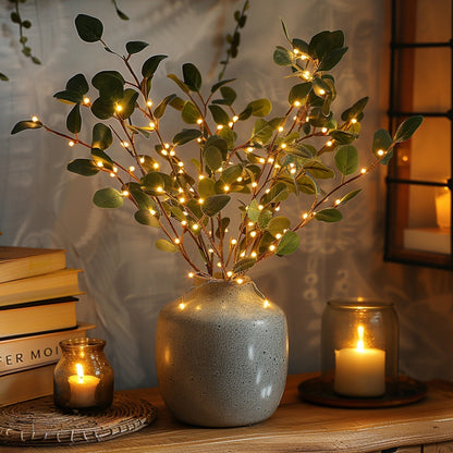 Branches d'Olivier Lumineuses avec LED - Éclairage Féérique pour une Décoration Élégante