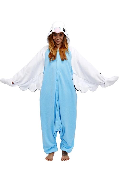 Combinaison Pyjama Perroquet Bleu