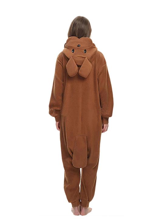 Combinaison Pyjama Chien Brun