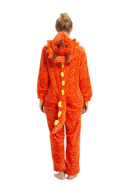 Combinaison Pyjama Dragon Orange