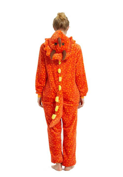 Combinaison Pyjama Dragon Orange