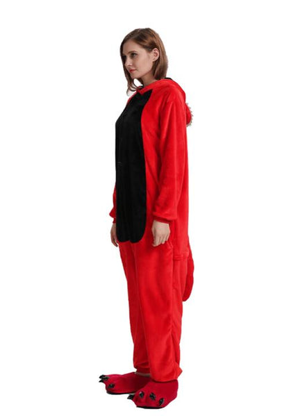 Combinaison Pyjama Dragon Rouge