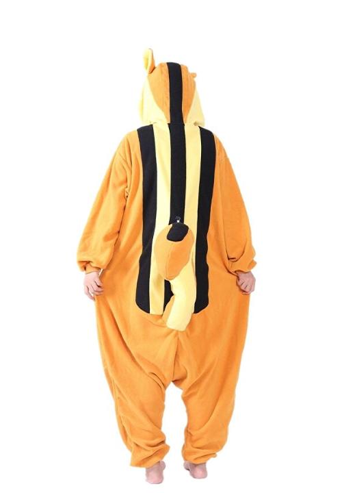 Combinaison Pyjama Écureuil Orange