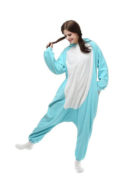 Combinaison Pyjama Éléphant Bleu