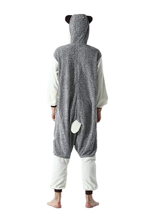 Combinaison Pyjama Hérisson Grisé
