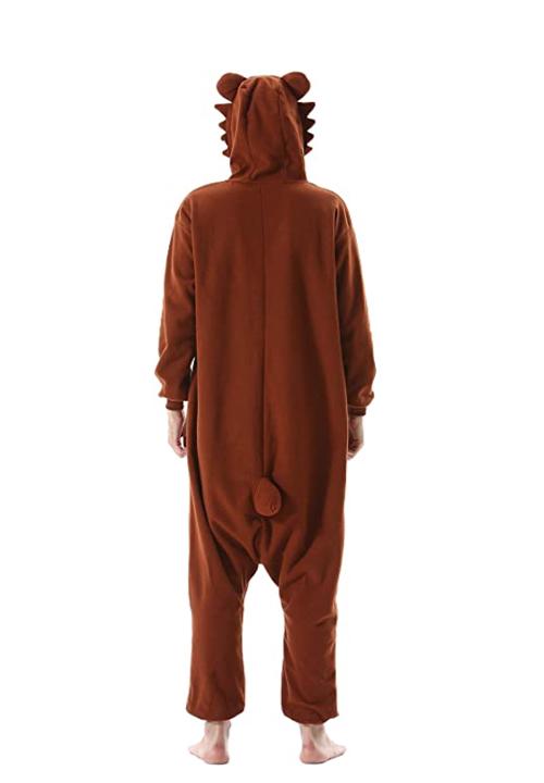 Combinaison Pyjama Homme Ours Brun