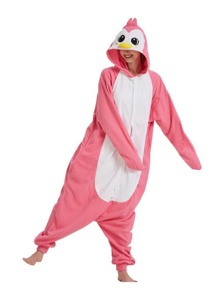 Combinaison Pyjama Pingouin Rose