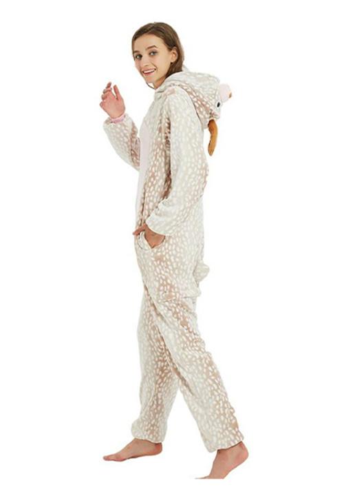 Combinaison Pyjama Renne Blanc