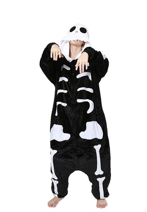 Combinaison Pyjama Femme Squelette